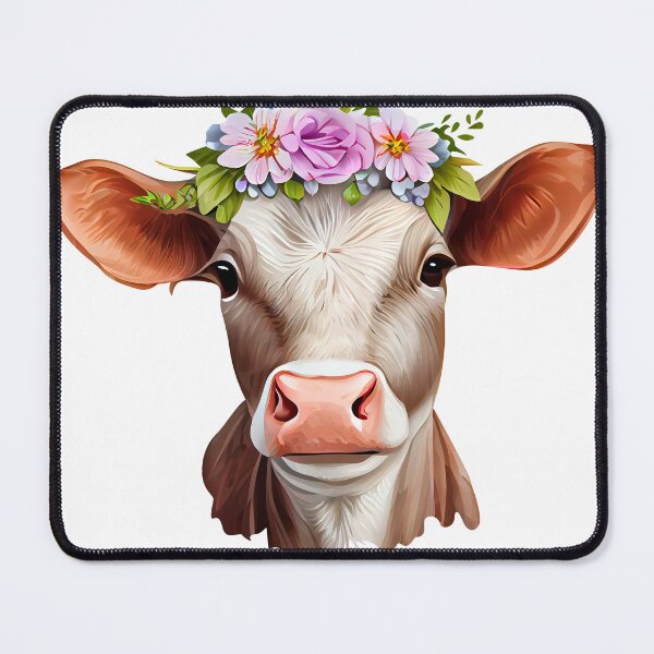 Item preview, Floral Cow designed and sold by ColourCove .