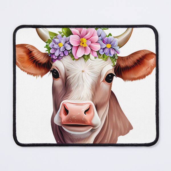 Item preview, Floral Cow designed and sold by ColourCove .