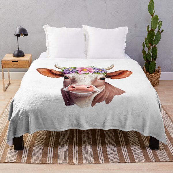 Item preview, Floral Cow designed and sold by ColourCove .