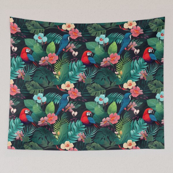 Item preview, Vibrant Tropical Jungle designed and sold by Digital-Lys.