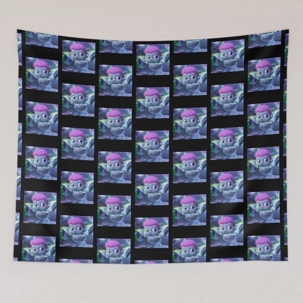 Item preview, Bibble (Fairytopia) Blue and Pink Cartoon Character - Vibrant Image Print Design designed and sold by Gatsbird Design.