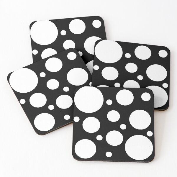 Item preview, White Bubbles on Black designed and sold by CreepingWillow.