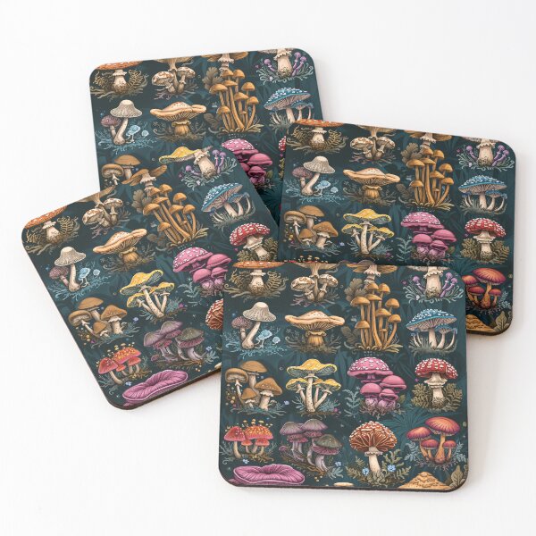 Item preview, Goblin guide - goblincore aesthetic - mushrooms infographic  designed and sold by Fantasy Cache.