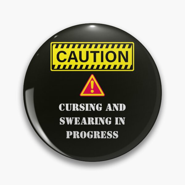 Item preview, Caution - Cursing hazard designed and sold by Redstreak12.