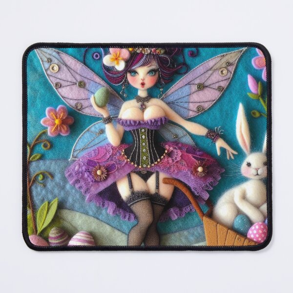 Item preview, Lavender Burlesque Easter Fairy designed and sold by FairytalePress.
