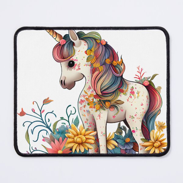 Item preview, Floral Unicorn designed and sold by ColourCove .