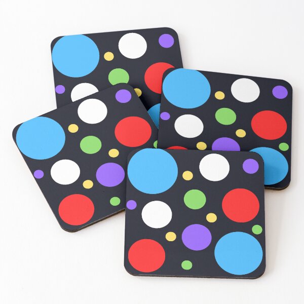 Item preview, Mod Colorful Bubbles on Black designed and sold by CreepingWillow.