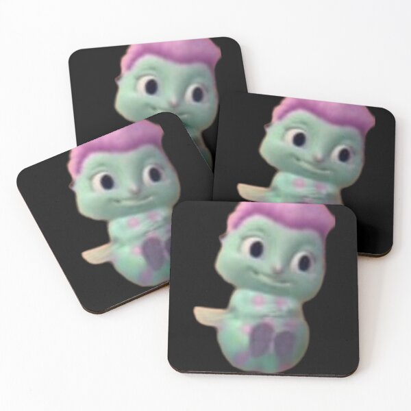 Item preview, Bibble (Fairytopia) Blue and Pink Cartoon Character Print designed and sold by Gatsbird Design.