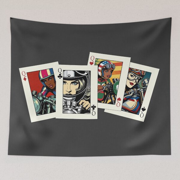 Item preview, Biker Queen of Hearts designed and sold by rogue-design.