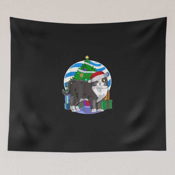 Item preview, Uxedo Cat Funny Santa Christmas Ree Decor  designed and sold by EJRWcxhoYKM5.