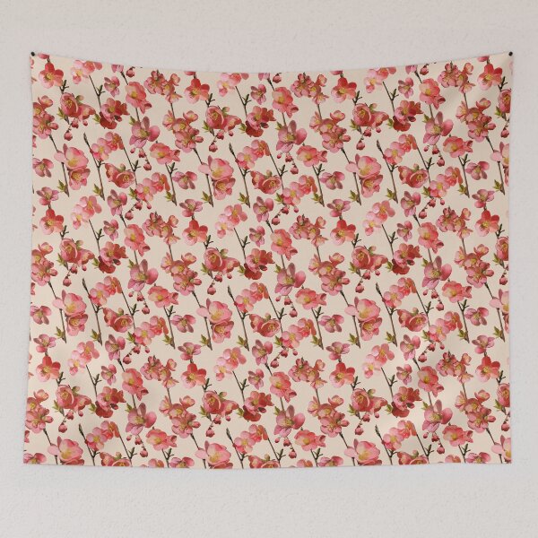 Item preview, Crabapple Blossoms 2024 on Cream Repeat 5748 designed and sold by Art in My Loft.