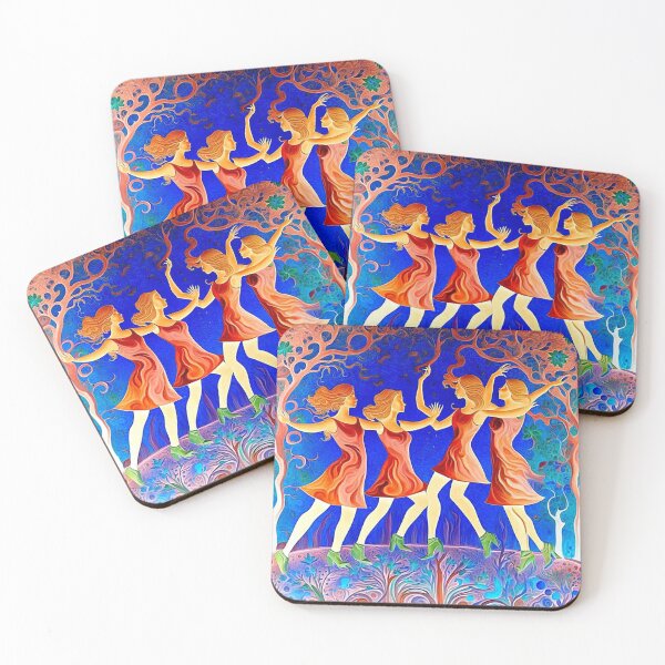 Item preview, Dancers Of The Blue Night  designed and sold by Owl-o-the-wisp.