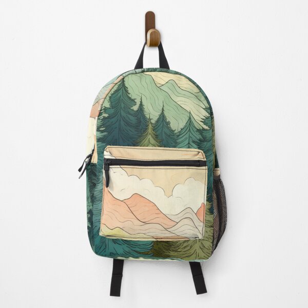 Item preview, Mountains Landscape Pattern designed and sold by NicolasGlowArt.
