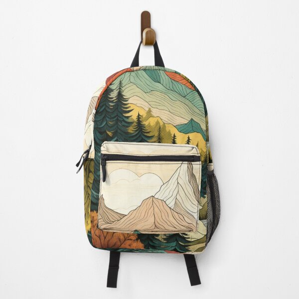 Item preview, Nature Mountains Landscape Pattern designed and sold by NicolasGlowArt.