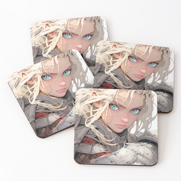 Item preview, Blue Eye Fantasy Valkyrie Warrior Anime Girl designed and sold by bubblegoth.