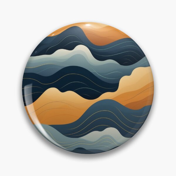 Item preview, Abstract Waves Pattern designed and sold by NicolasGlowArt.