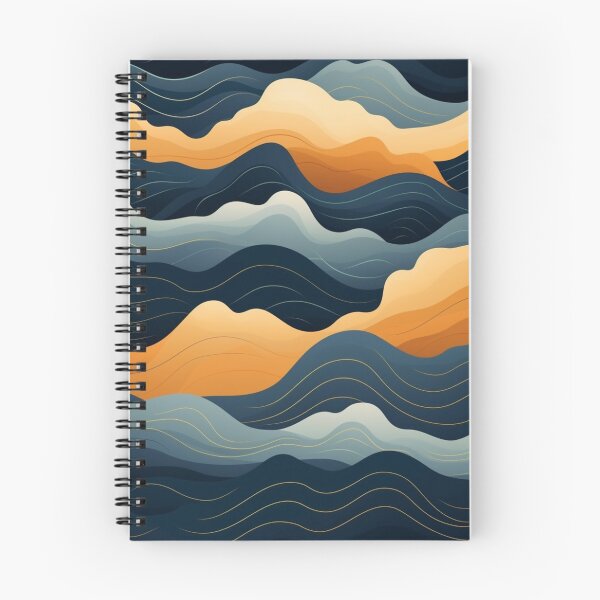 Item preview, Abstract Waves Pattern designed and sold by NicolasGlowArt.