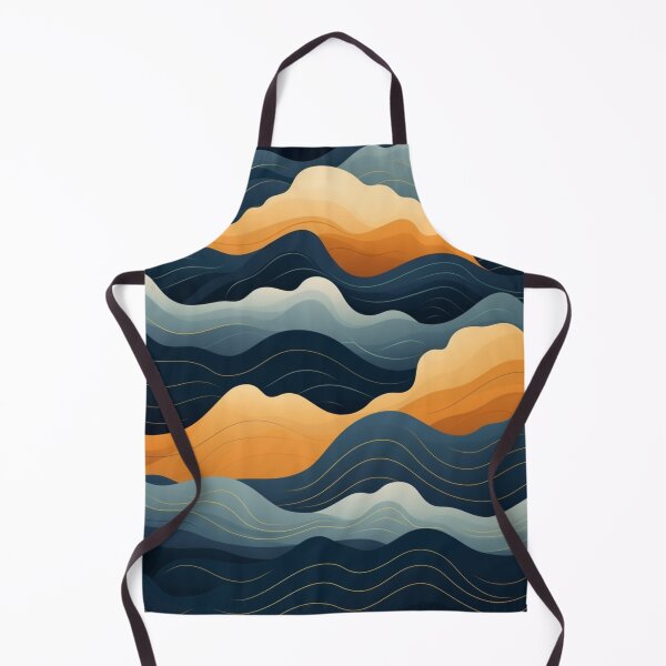 Item preview, Abstract Waves Pattern designed and sold by NicolasGlowArt.