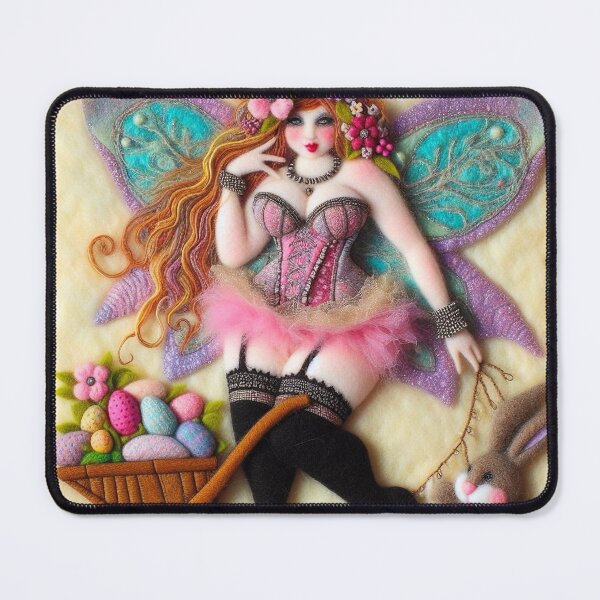Item preview, Pink Burlesque Easter Fairy designed and sold by FairytalePress.