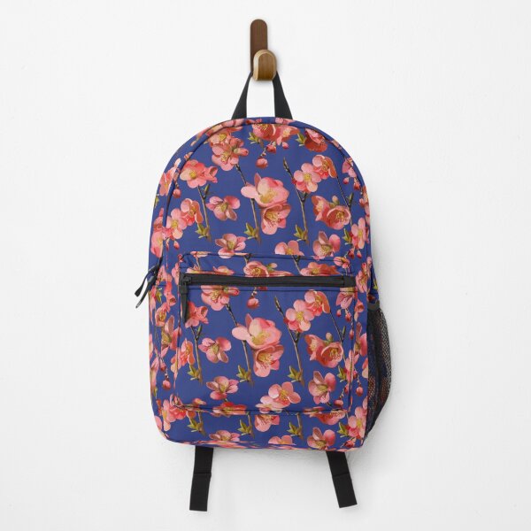 Item preview, Crabapple Blossoms 2024 on Dark Blue Violet Repeat 5748 designed and sold by Art in My Loft.