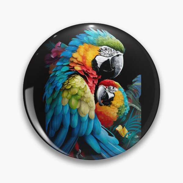 Item preview, African macaw birds designed and sold by DunuStore.