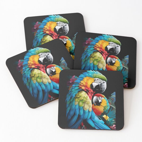Item preview, African macaw birds designed and sold by DunuStore.