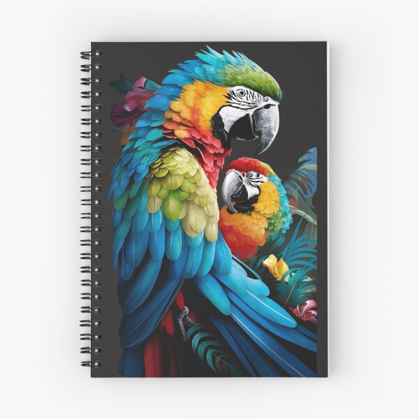 Item preview, African macaw birds designed and sold by DunuStore.