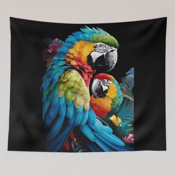 Item preview, African macaw birds designed and sold by DunuStore.