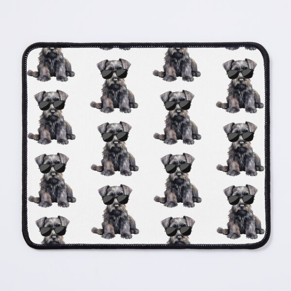 Item preview, Giant Schnauzer Puppy Wearing Sunglasses designed and sold by TheAnimalZ00.