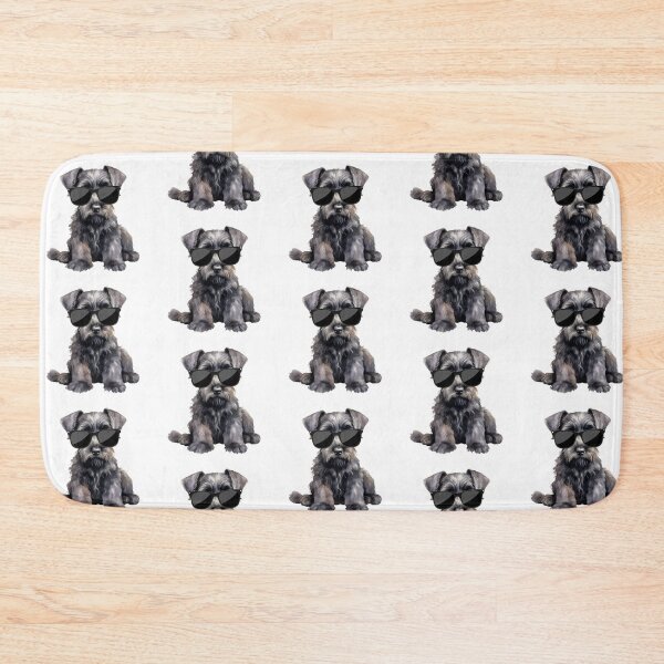 Item preview, Giant Schnauzer Puppy Wearing Sunglasses designed and sold by TheAnimalZ00.