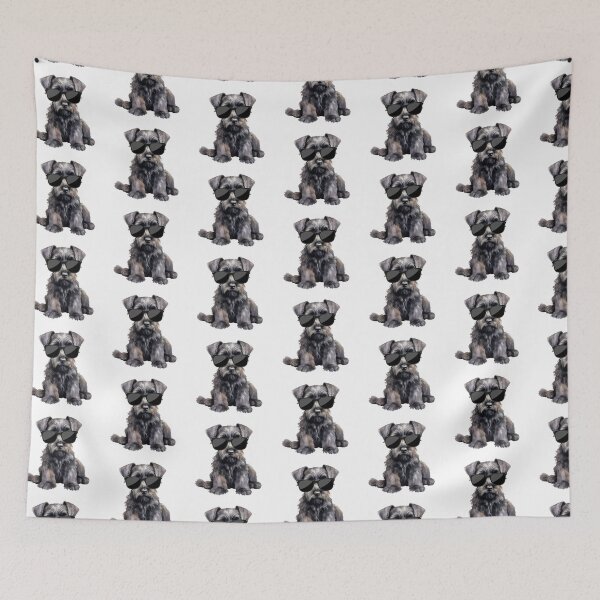 Item preview, Giant Schnauzer Puppy Wearing Sunglasses designed and sold by TheAnimalZ00.