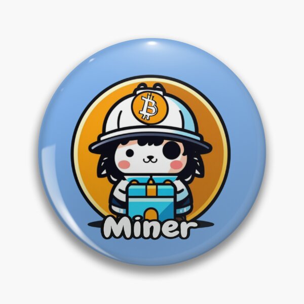 Item preview, Cute Bitcoin miner designed and sold by Roxburylane.