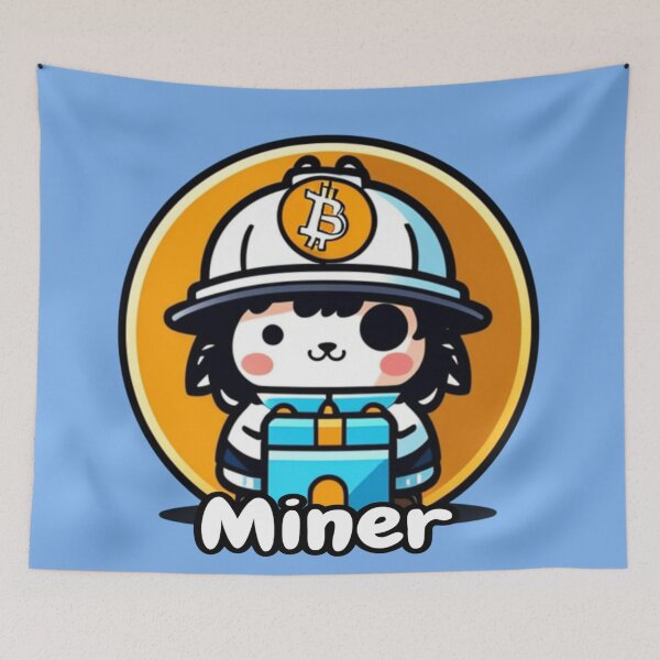 Item preview, Cute Bitcoin miner designed and sold by Roxburylane.