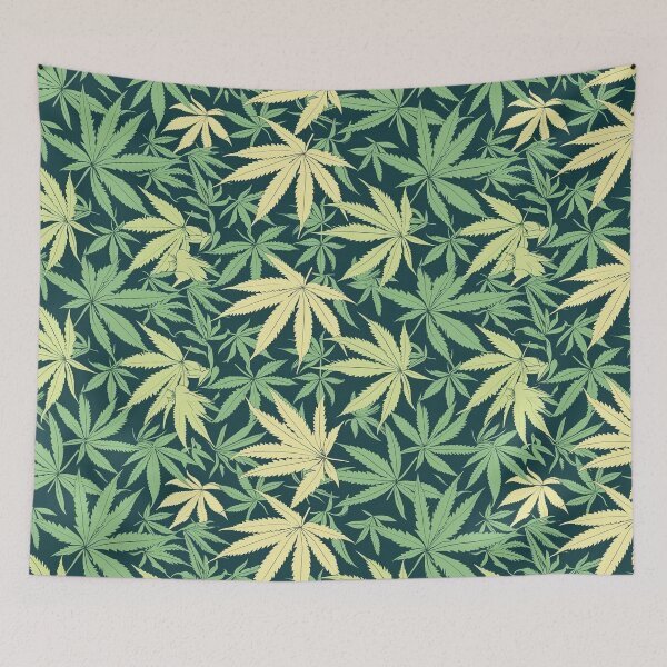 Item preview, Copy of Cannabis leaf pattern seamless digital arts designed and sold by Panom Suavichien.