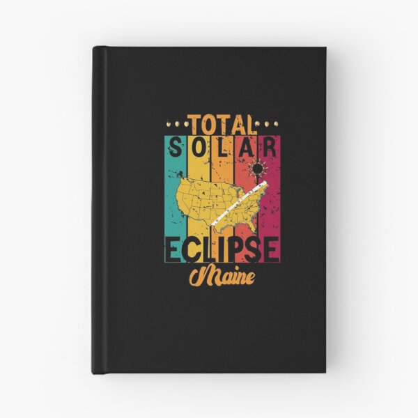 Item preview, Eclipse Memories In Maine, Total Solar Sclipse Funny Vintage Retro USA 08.04.2024 designed and sold by ArtByKatti.