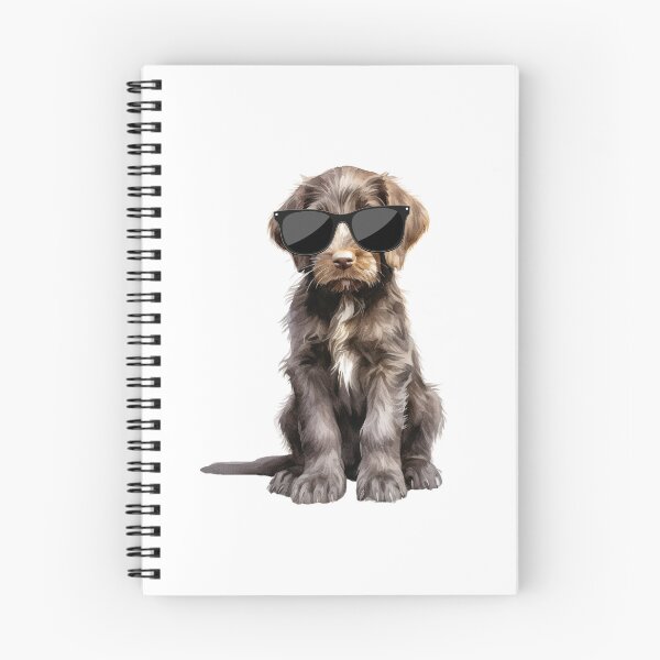 Item preview, German Wirehaired Pointer Puppy Wearing Sunglasses designed and sold by TheAnimalZ00.