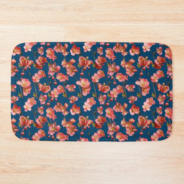 Item preview, Crabapple Blossoms 2024 on Deep Blue Repeat 5748 designed and sold by Art in My Loft.