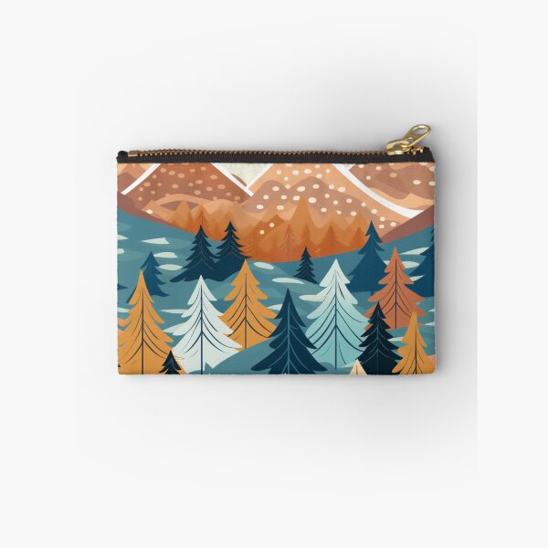 Item preview, Mountains Forest Nature Pattern designed and sold by NicolasGlowArt.
