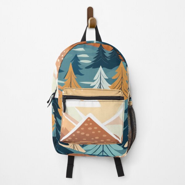 Item preview, Mountains Forest Nature Pattern designed and sold by NicolasGlowArt.