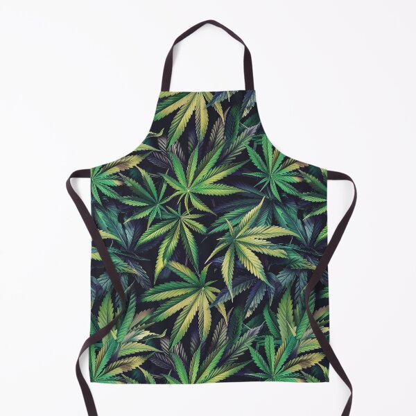 Item preview, Cannabis leaf pattern seamless digital arts designed and sold by Panom Suavichien.
