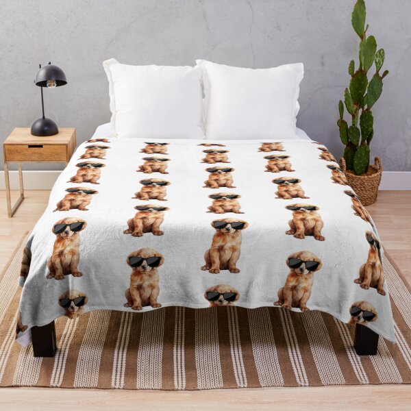 Item preview, Golden Retriever Puppy Wearing Sunglasses designed and sold by TheAnimalZ00.