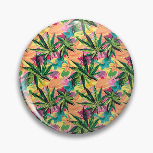 Item preview, Cannabis leaf pattern seamless digital arts designed and sold by Panom Suavichien.