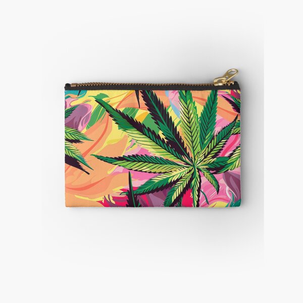 Item preview, Cannabis leaf pattern seamless digital arts designed and sold by Panom Suavichien.
