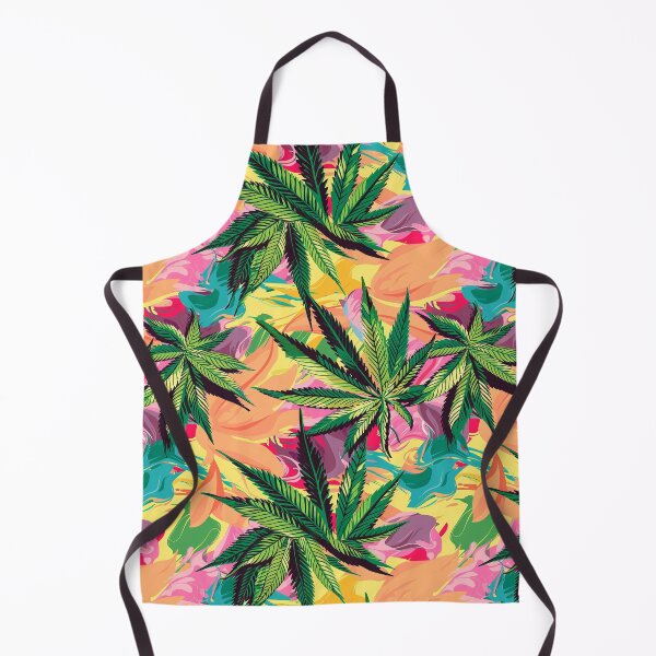 Item preview, Cannabis leaf pattern seamless digital arts designed and sold by Panom Suavichien.