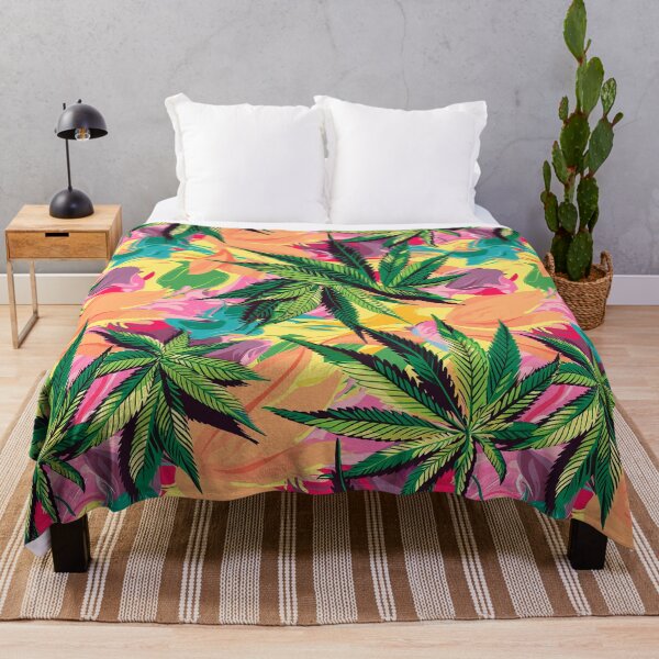Item preview, Cannabis leaf pattern seamless digital arts designed and sold by Panom Suavichien.