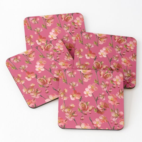 Item preview, Crabapple Blossoms 2024 on Deep Pink Repeat 5748 designed and sold by Art in My Loft.