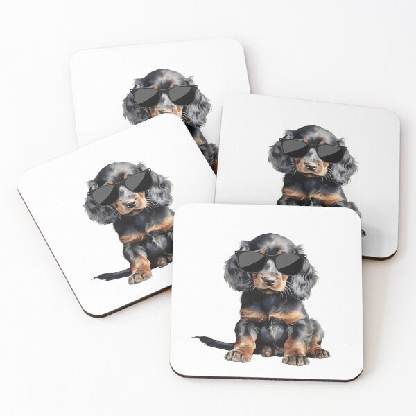 Item preview, Gordon Setter Puppy Wearing Sunglasses designed and sold by TheAnimalZ00.