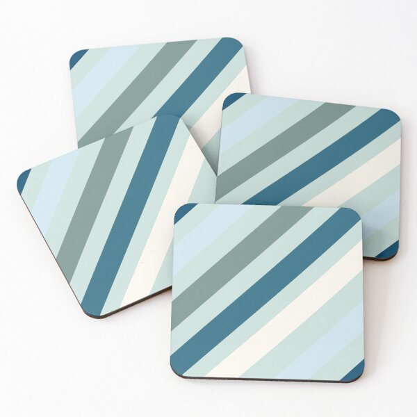 Item preview, Mod Pastel Blue Stripe Design  designed and sold by CreepingWillow.