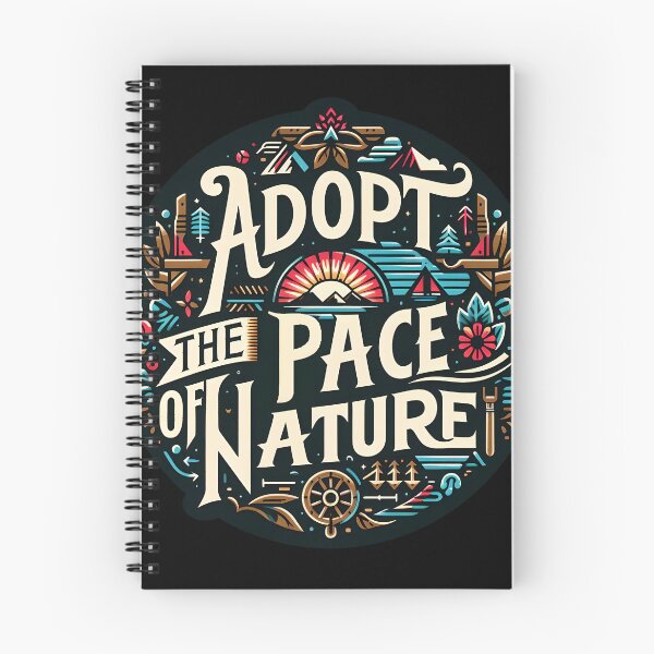 Item preview, Adopt the pace of nature, typography designed and sold by maxmaj.