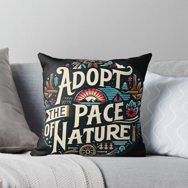 Item preview, Adopt the pace of nature, typography designed and sold by maxmaj.